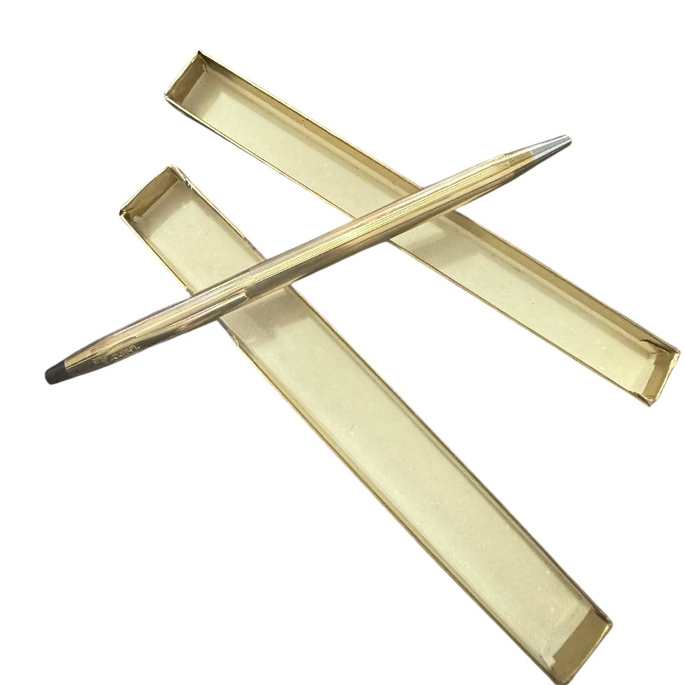 Vintage Cross 10K Gold Filled Ballpoint Pen with Original Box 4502